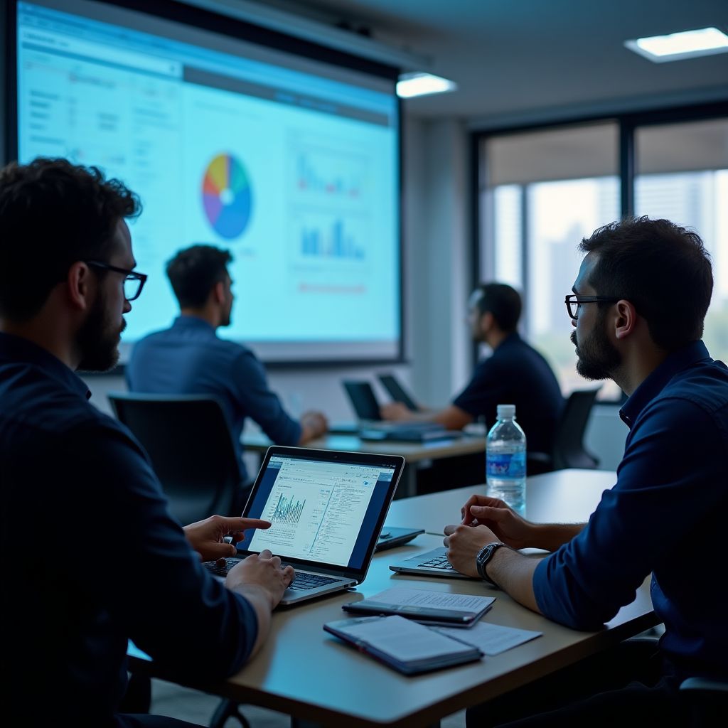 Sesión práctica de análisis financiero para el sector petrolero